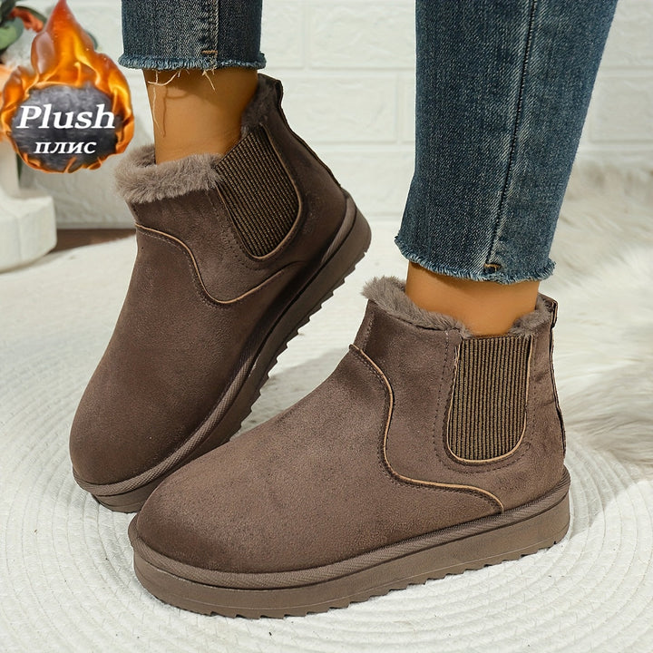 Adrienne | Cozy Platform Ankle Boots