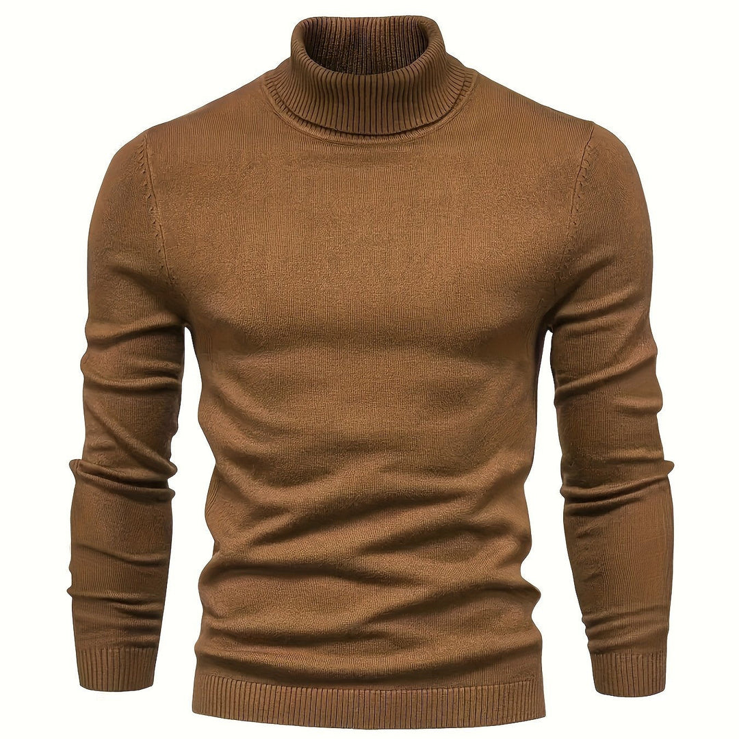 Malcolm | Classic Mock-Neck Jumper