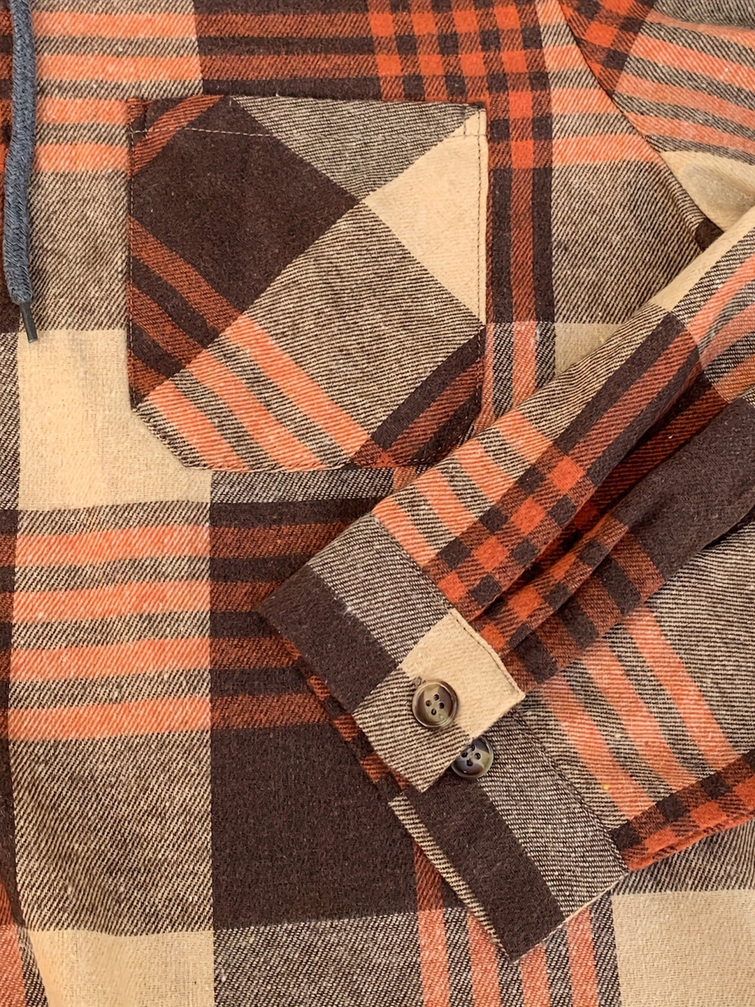 Braxton | Checked Hooded Shirt