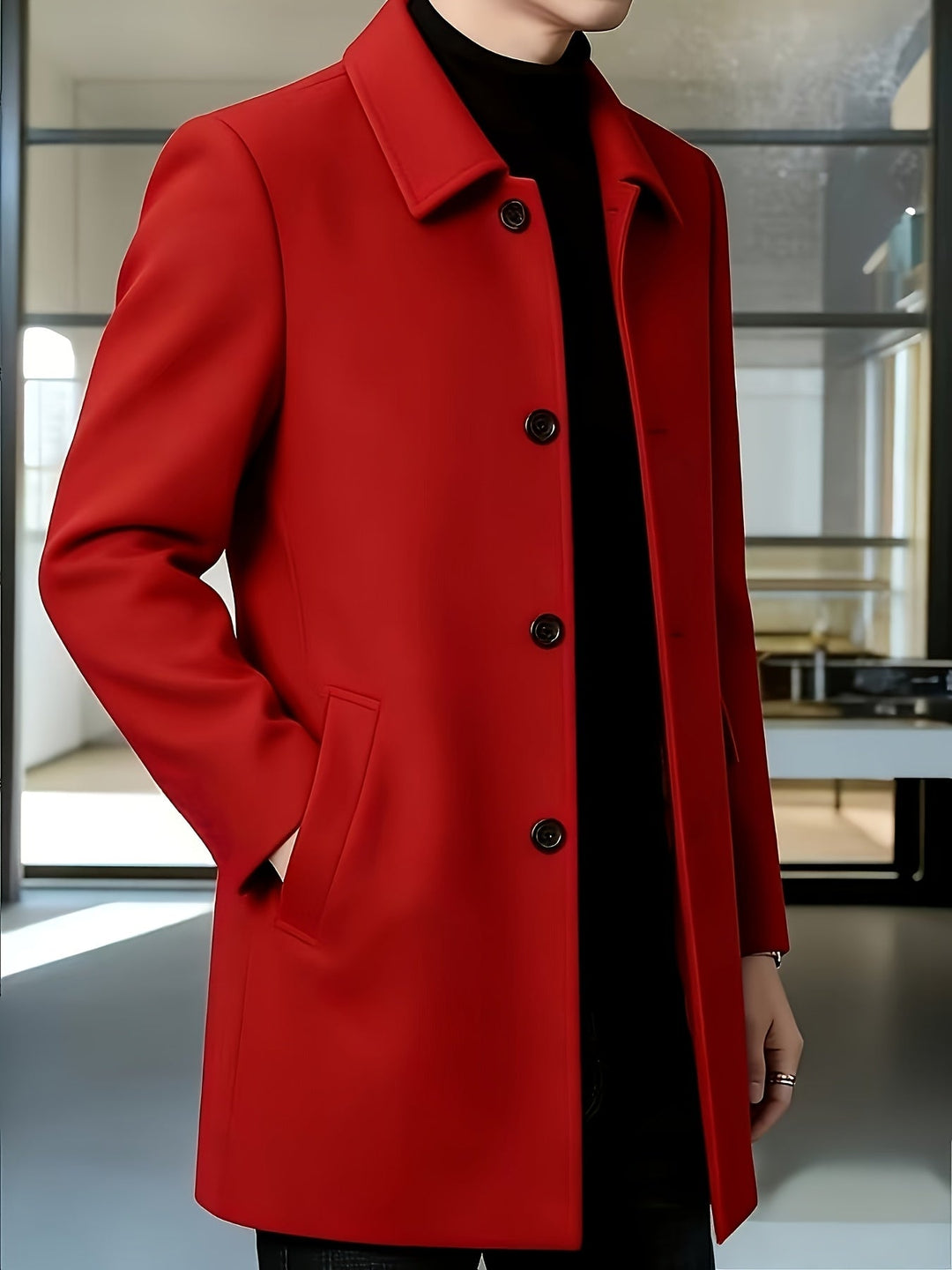 Gerard | Refined Single-Breasted Overcoat