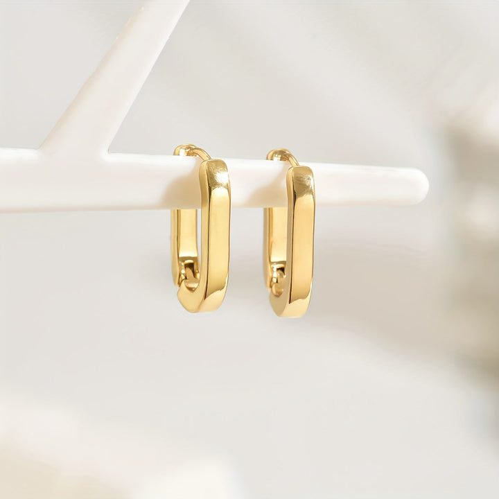Wanda | Elegant Geometric Hoop Earrings