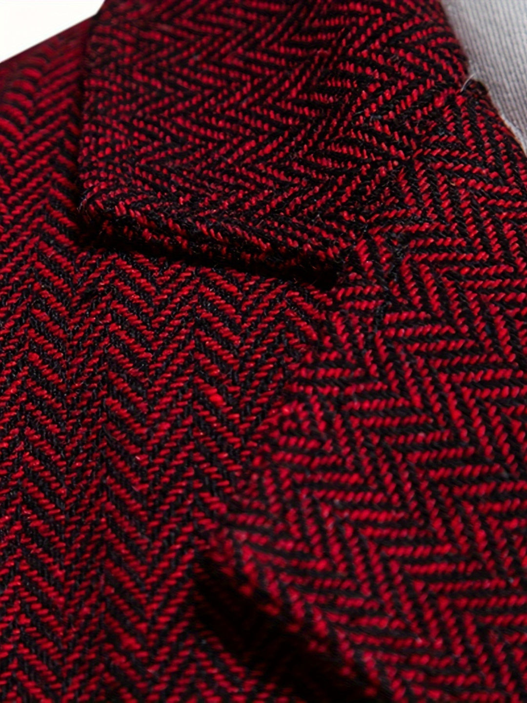 Edmund | Herringbone Single-Breasted Vest
