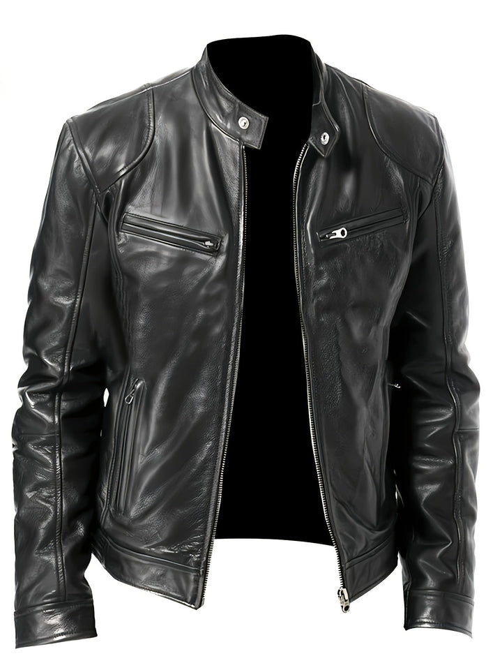 Bryson | Stand-Collar Moto Jacket