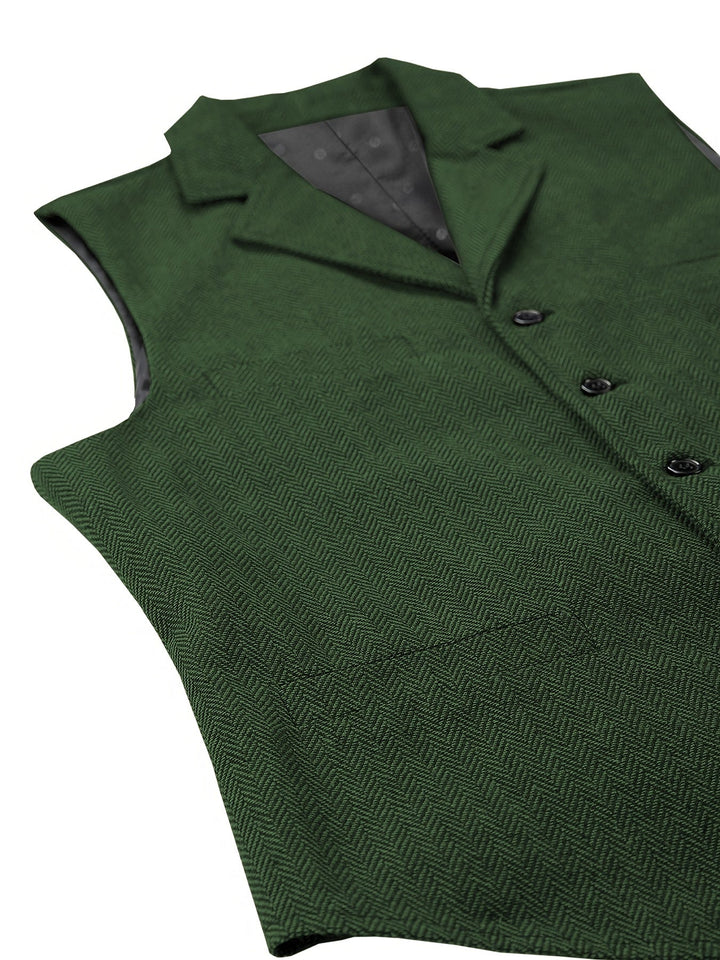 Byron | Refined Herringbone Waistcoat