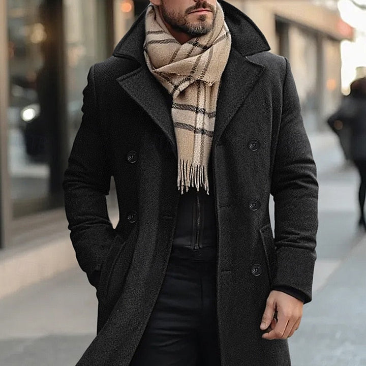 Malcolm | Refined Double-Breasted Overcoat