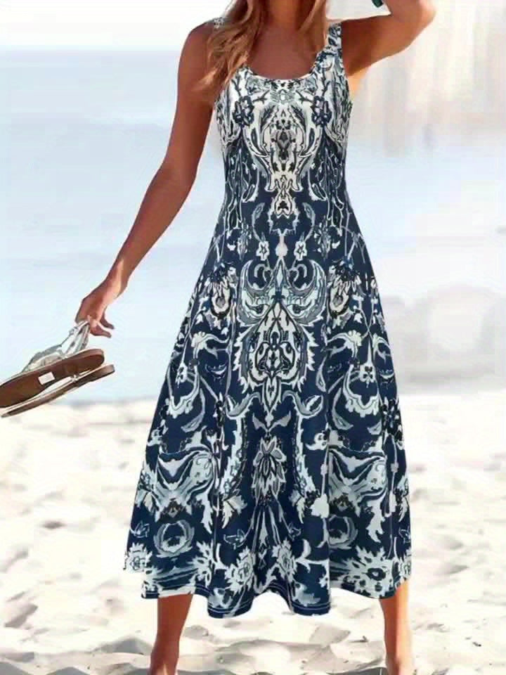 Odette | Flowing Floral Maxi Dress