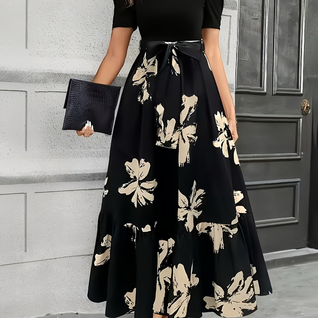 Felicity | Flowing Puff-Sleeve Maxi Dress