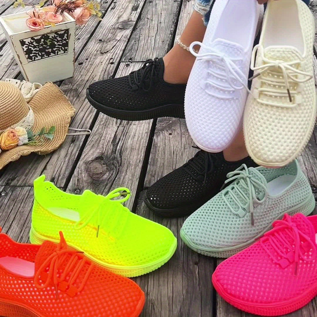 Marina | Airy Lace-Up Sneakers