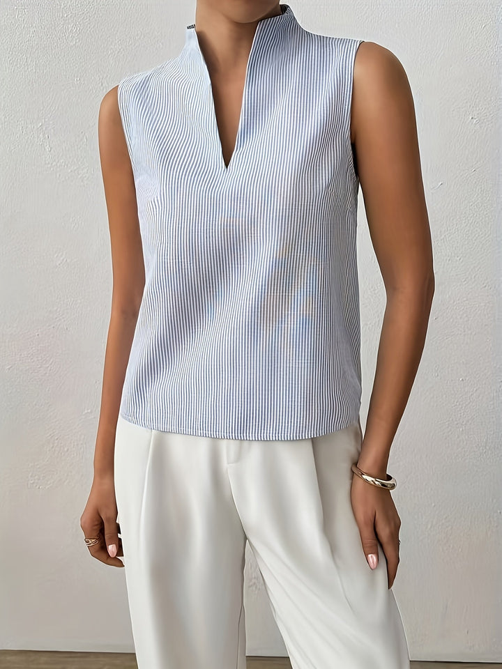 Adeline | Refined Sleeveless V-Neck Top