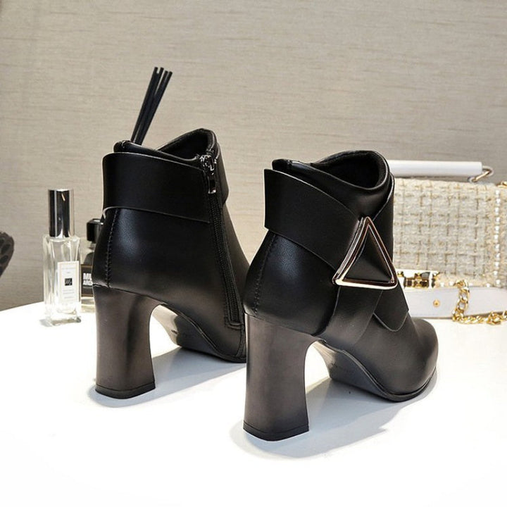 Nadine | Refined Pointed-Toe Ankle Boots