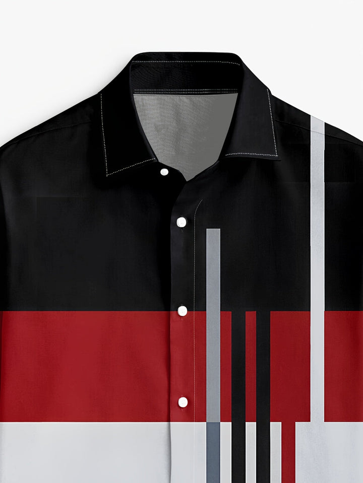 Rueben | Colour-Block Long-Sleeve Shirt