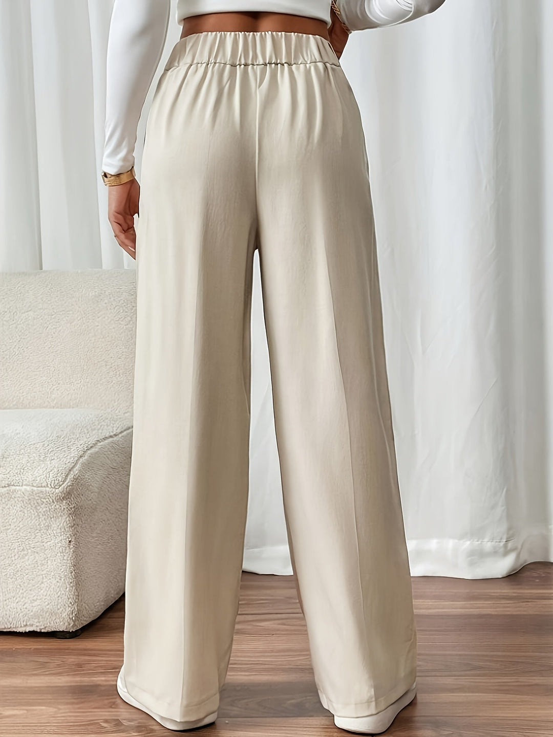Lydia | Tailored High-Waist Wide-Leg Trousers
