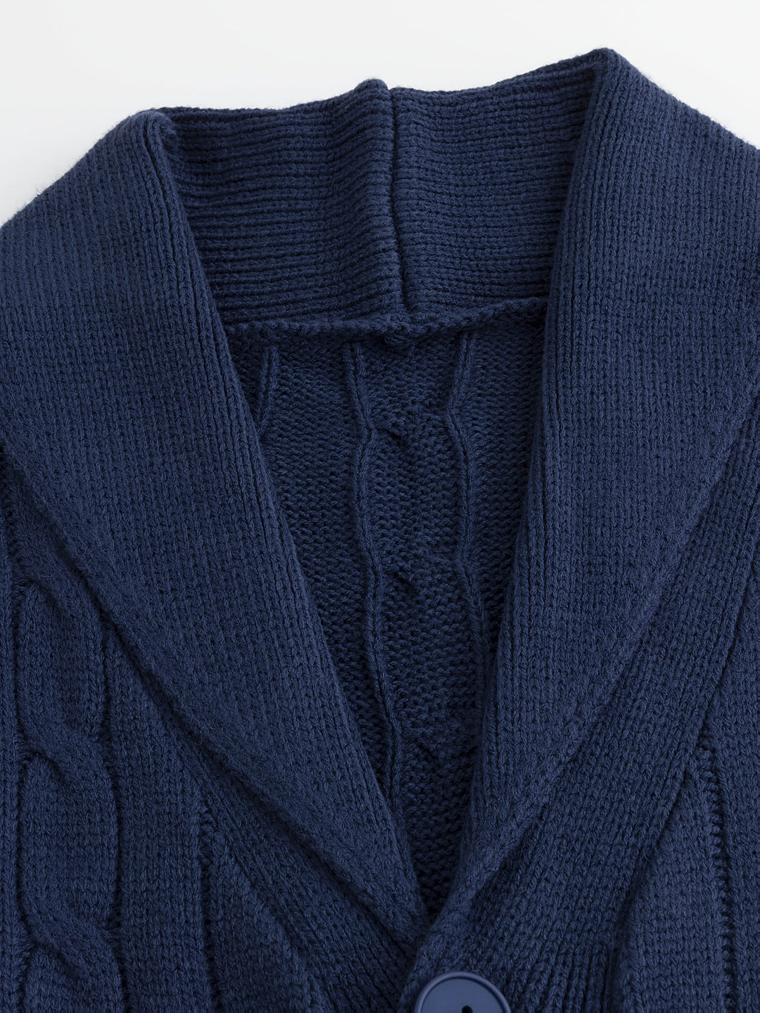 Walter | Shawl Collar Cable Knit Cardigan