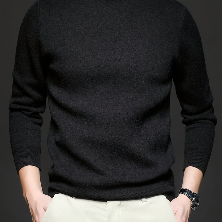 Russell | Refined Mock-Neck Jumper