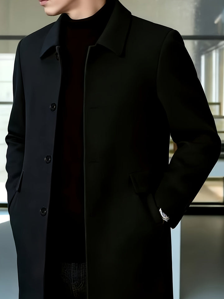 Gerard | Refined Single-Breasted Overcoat