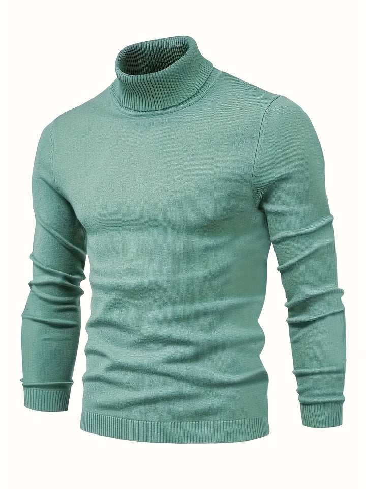 Malcolm | Classic Mock-Neck Jumper