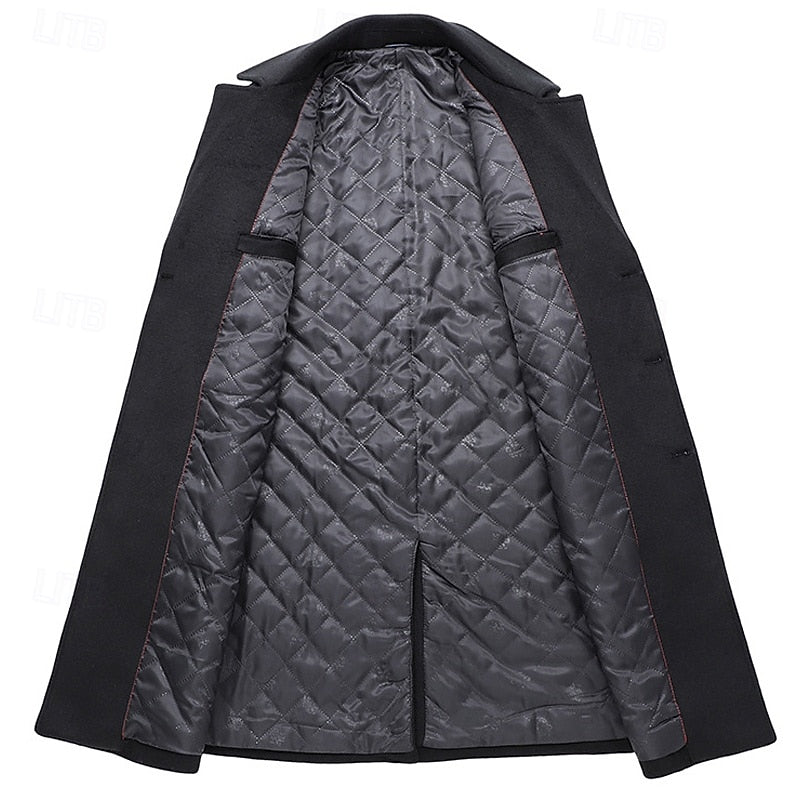 Malcolm | Refined Double-Breasted Overcoat