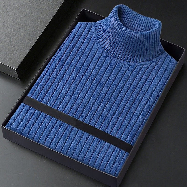 Wallace | Ribbed High-Neck Jumper
