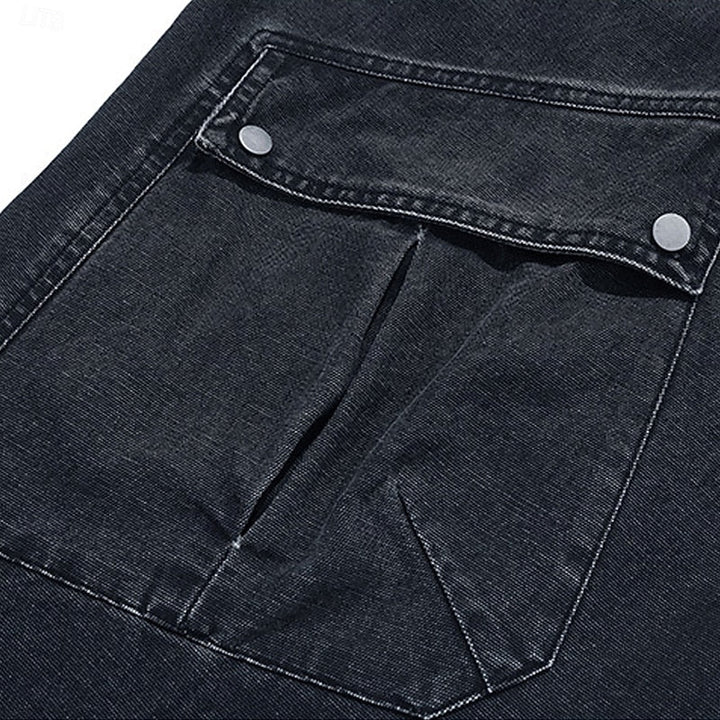 Rowan | Relaxed Wide-Leg Cargo Trousers