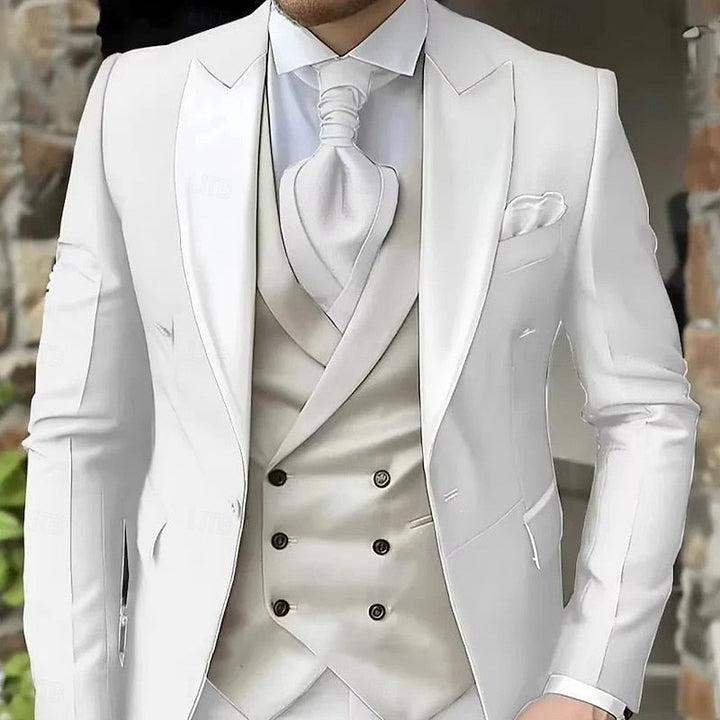 Miles | Tailored Peak-Lapel Three-Piece Set