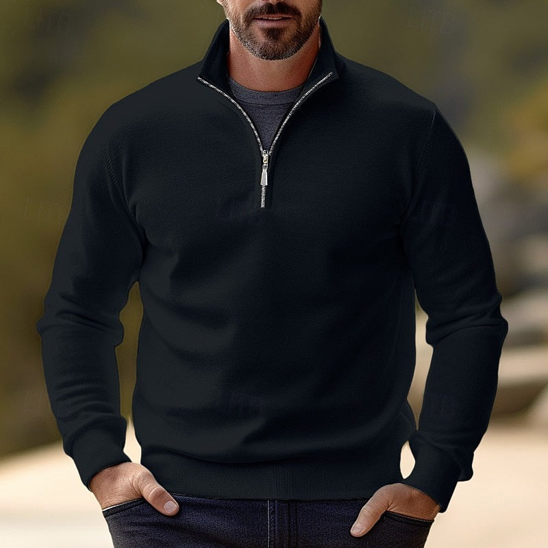 Quentin | Refined Half-Zip Pullover