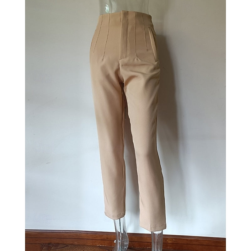 Adrienne | High-Waisted Tailored Trousers