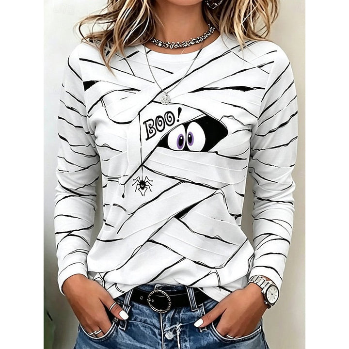 Wanda | Playful Halloween Long-Sleeve Top