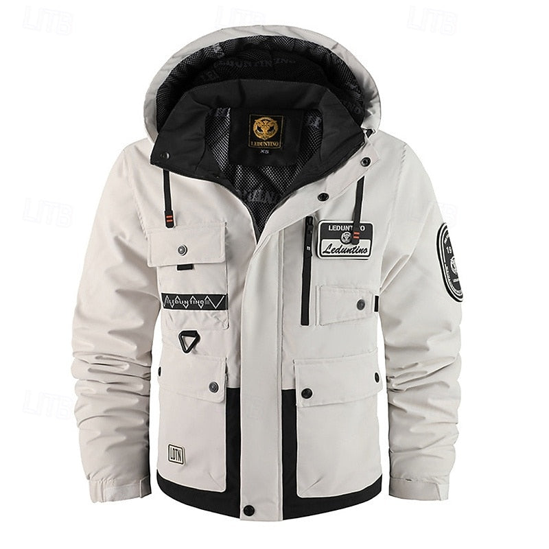Xavier | All-Weather Hooded Utility Jacket