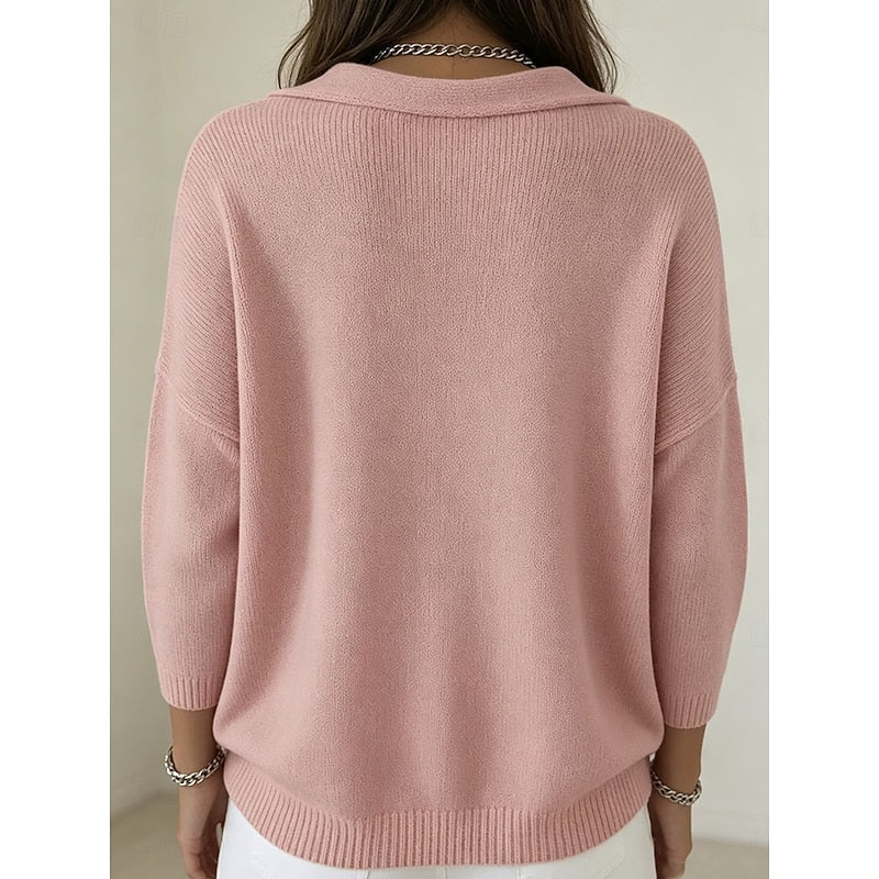 Heather | Elegant Cowl-Neck Jumper