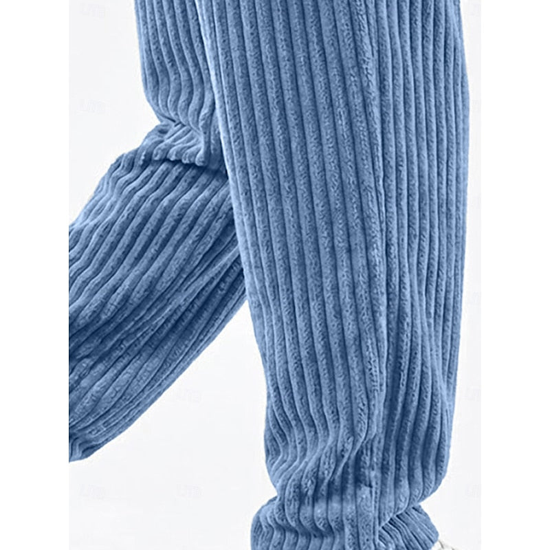 Bradford | Ribbed Straight-Leg Trousers