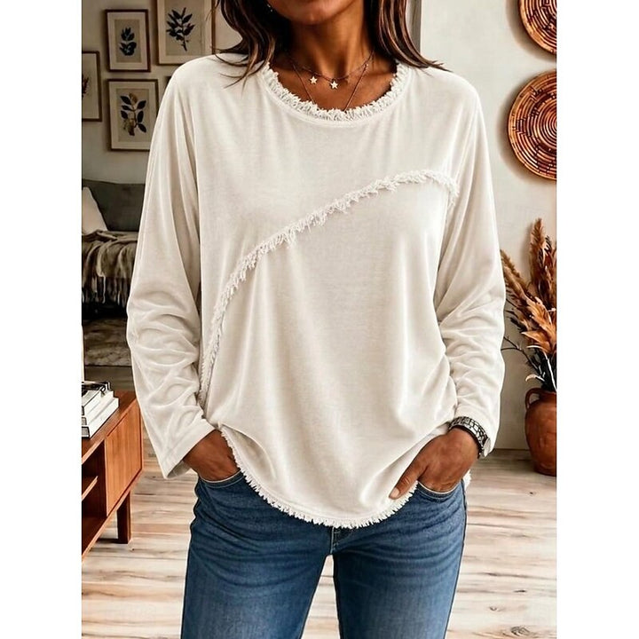Danika | Fringe-Trim Relaxed Tunic