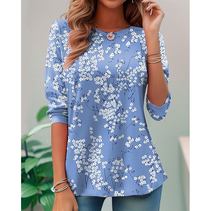 Miriam | Floral Long-Sleeve Top