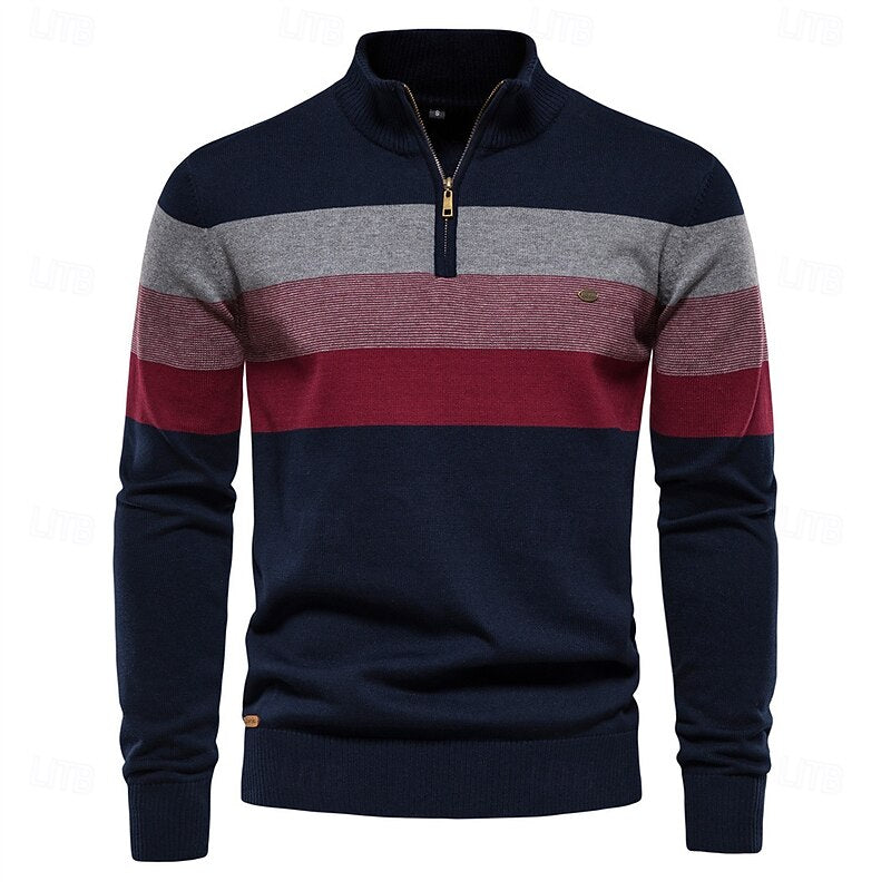 Gerald | Quarter-Zip Knit Jumper