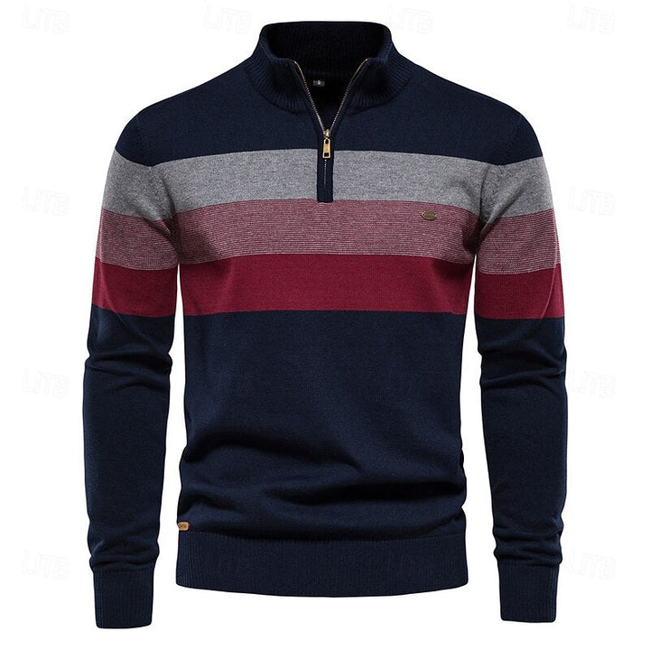 Gerald | Quarter-Zip Knit Jumper