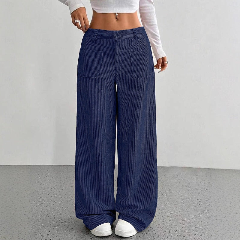 Rosalie | Wide-Leg High-Waist Trousers