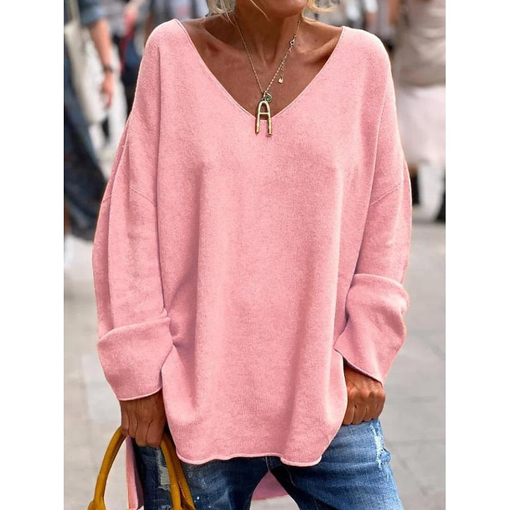 Willow | Relaxed V-Neck Pullover