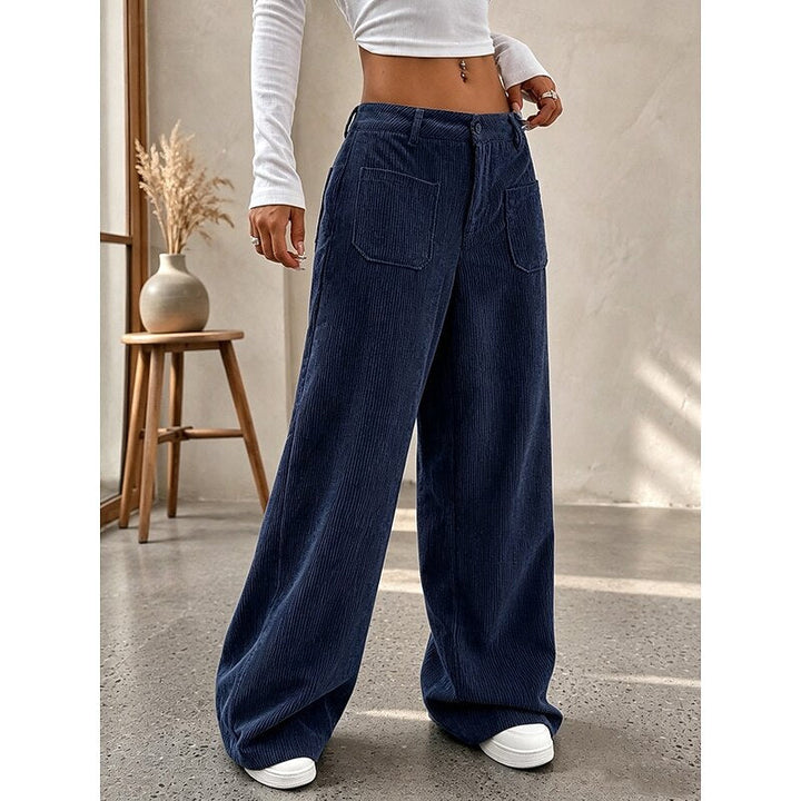Selene | High-Waist Wide-Leg Trousers