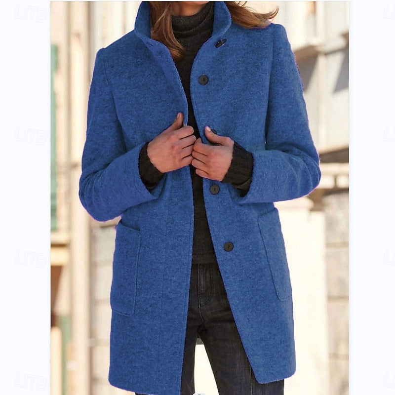 Felicity | Refined Stand-Collar Coat