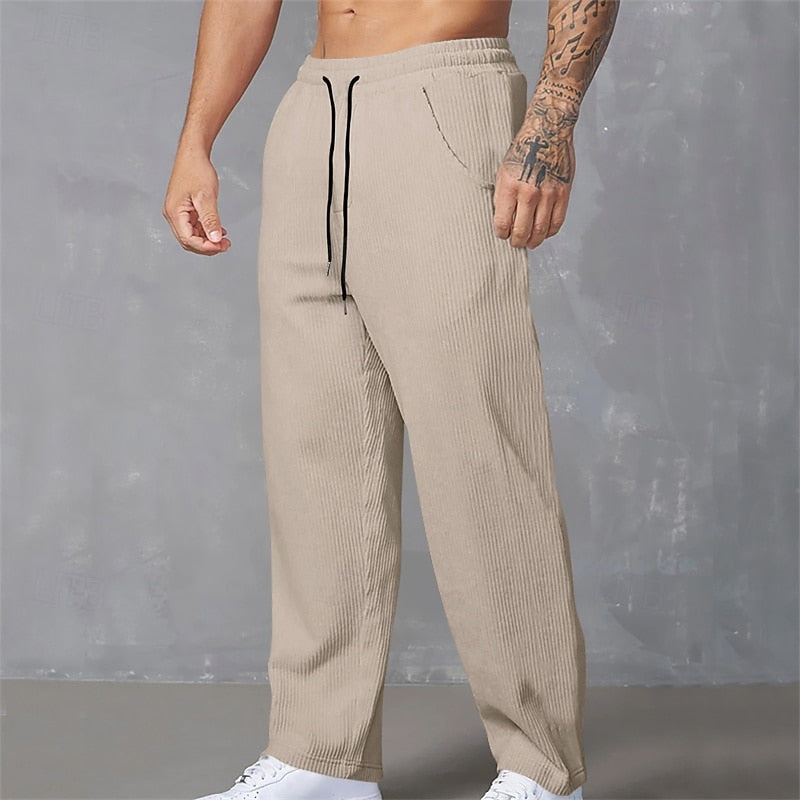 Crosby | Relaxed Ribbed Trousers