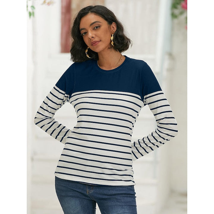 Constance | Striped Long Sleeve Top