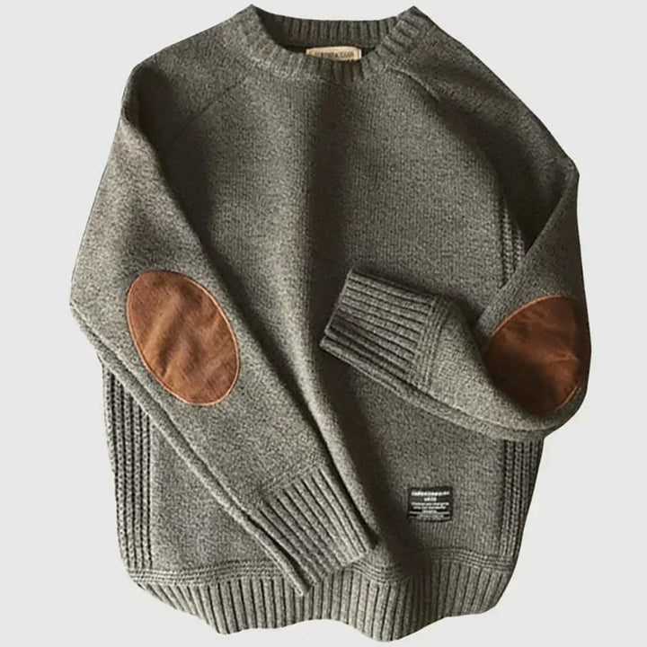 Edmund | Classic Elbow-Patch Jumper