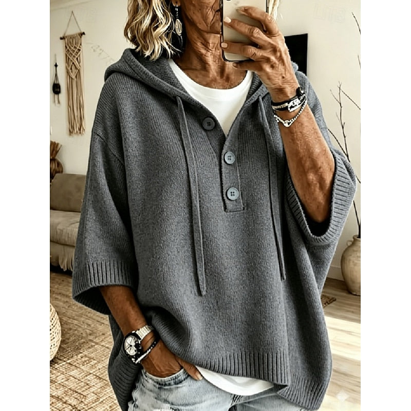 Brooklyn | Relaxed Hooded Knit Jumper