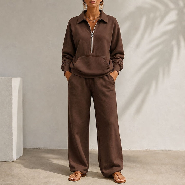 Waverly | Relaxed Zip-Collar Two-Piece Set