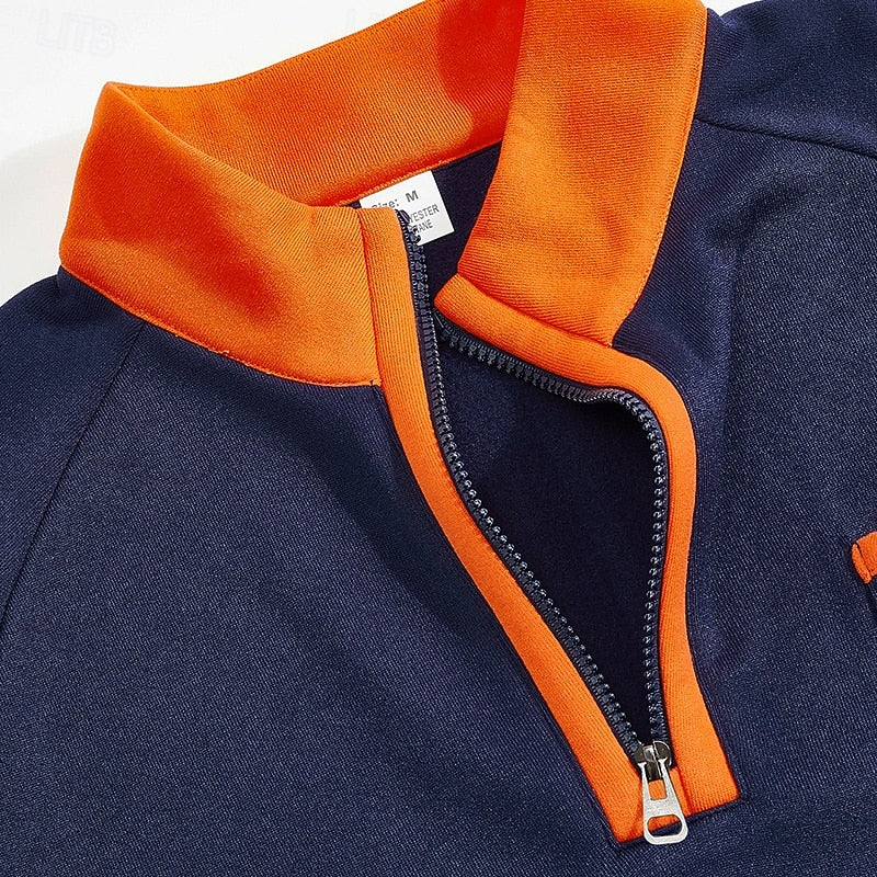 Keith | Quarter-Zip Colour Block Pullover