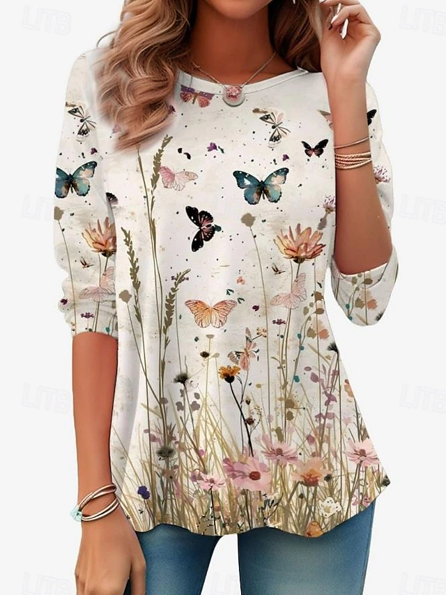 Gwyneth | Artful Long-Sleeve Tunic