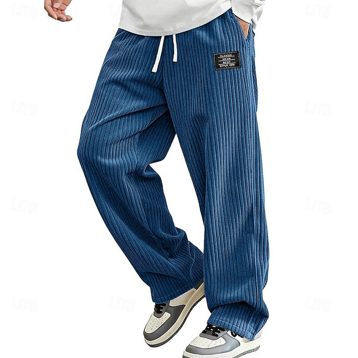 Damian | Relaxed Ribbed Comfort Trousers