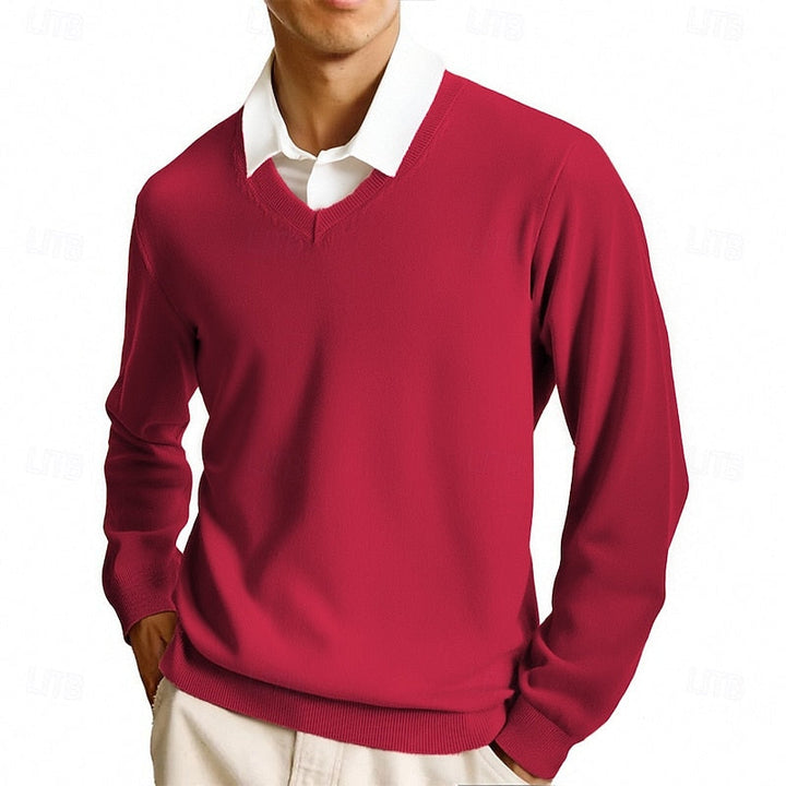 Clayton | Classic V-Neck Jumper