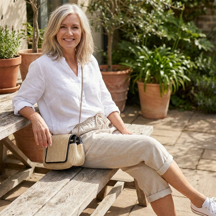 Elise | Relaxed Knee-Length Shorts