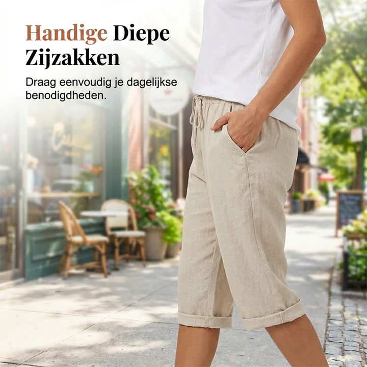 Elise | Relaxed Knee-Length Shorts
