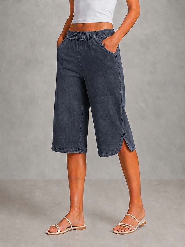 Ingrid | Relaxed Wide-Leg Capris